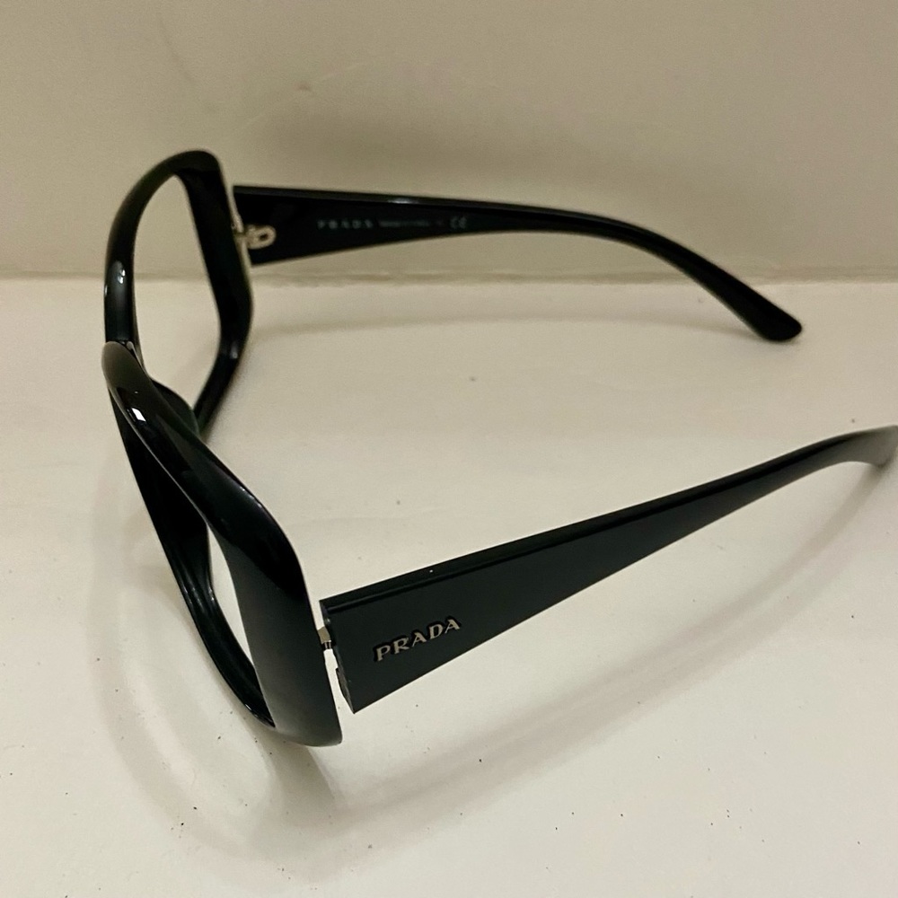 Prada Made in Italy Black (Frame Only) SPR 25N 61-13 1AB-3M1 135 2N - Picture 5 of 10